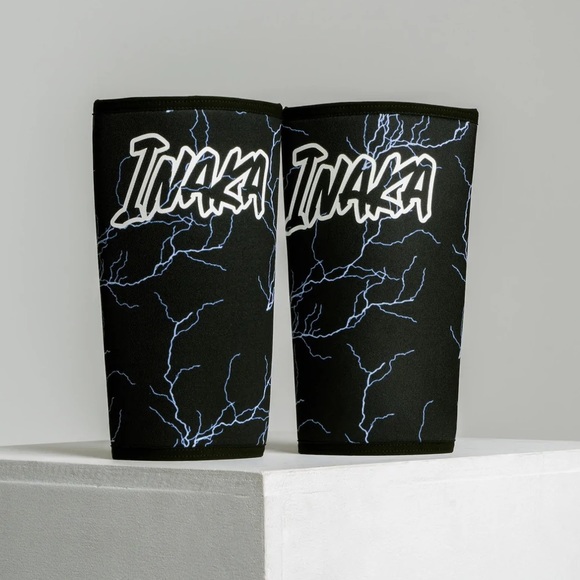 Inaka Power Accessories Inaka Power Black Lightning Knee Sleeves